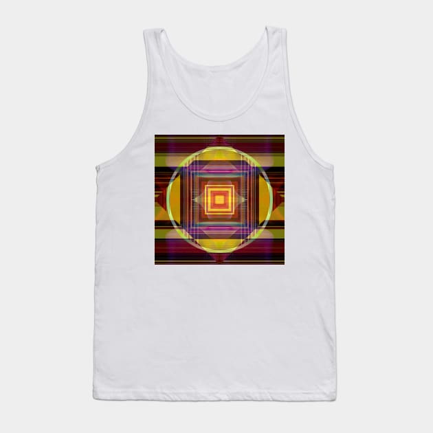 Concentric Geometry Tank Top by DANAROPER